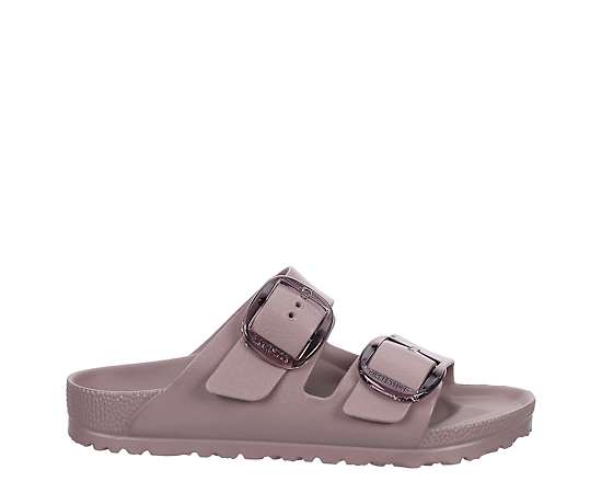 BIRKENSTOCK-WOMENS ARIZONA ESSENTIALS BIG BUCKLE SLIDE SANDAL