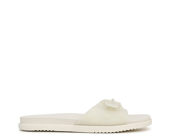 Dr. Scholl's Women's So Original Jelly Slide Sandal Off White Jelly DRSCH Leather 10.0 M