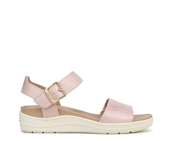 DR. SCHOLL'S-WOMENS TIME OFF SKY WEDGE SANDAL