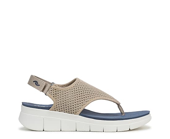 RYKA-WOMENS EPIC THONG WEDGE SANDAL