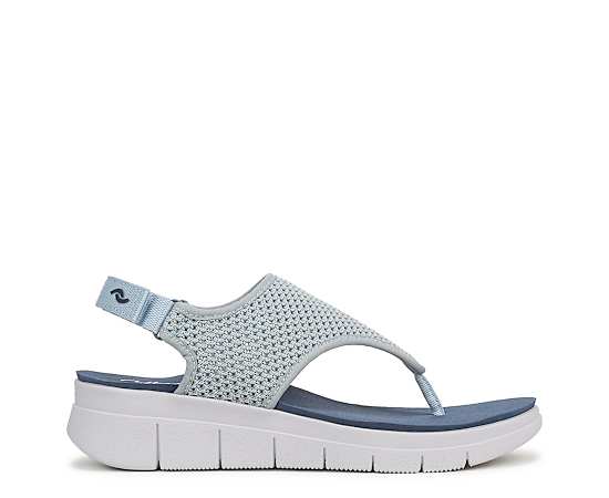 Ryka Womens Epic Thong Wedge Sandal
