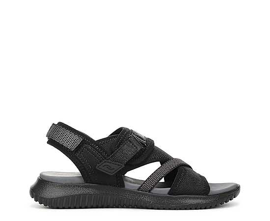 Ryka Women's Joy Strappy Sandals - Black Fabric