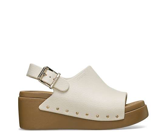 CROCS-WOMENS DYLAN STUDDED PLATFORM SANDAL