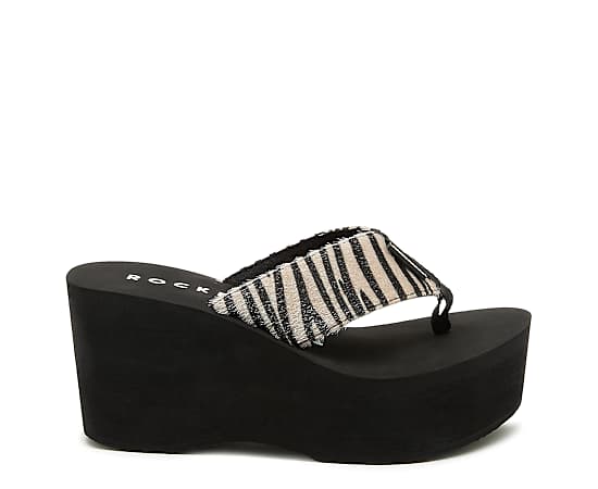 WOMENS CRUSH PLATFORM FLIP FLOP SANDAL