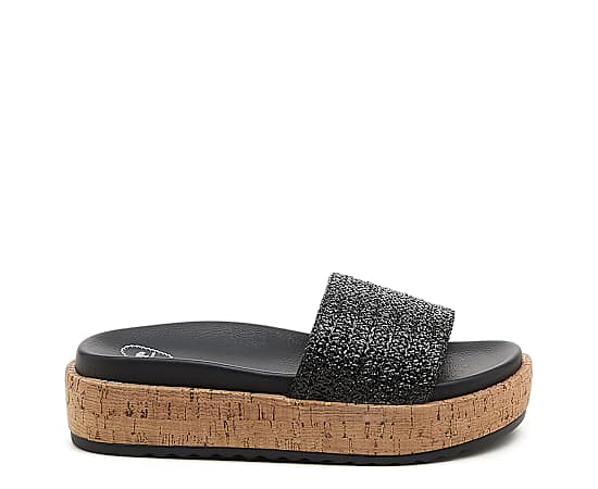 Rocket Dog Womens Faye Platform Slide Sandal
