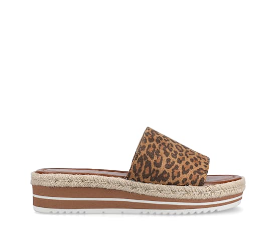 JOURNEE COLLECTION-WOMENS ROSEY SLIDE SANDAL