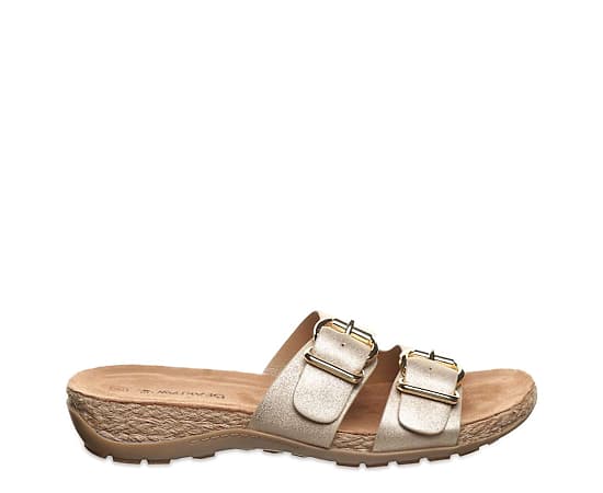 Bearpaw Women's Jackie Slip-On Sandals - Gold