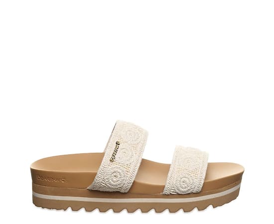 Bearpaw Women's Mandy Slip-On Sandals - Cream