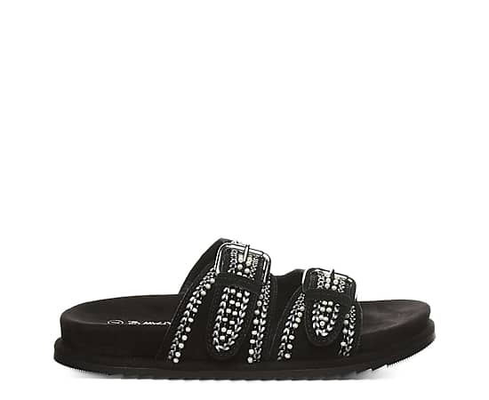 Bearpaw Women's Anya Round Toe Sandals - Black