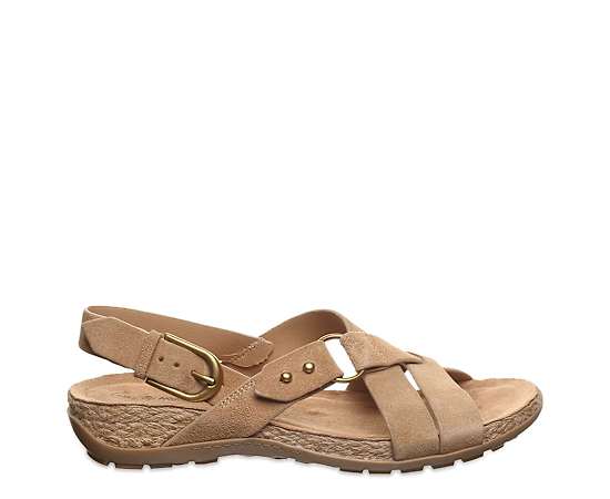 Bearpaw Women's Cady Round Toe Sandals - Toffee