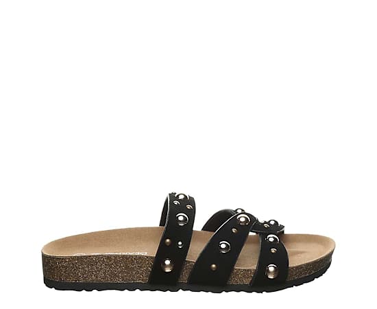 Bearpaw Women's Kaia Slip-On Sandals - Black