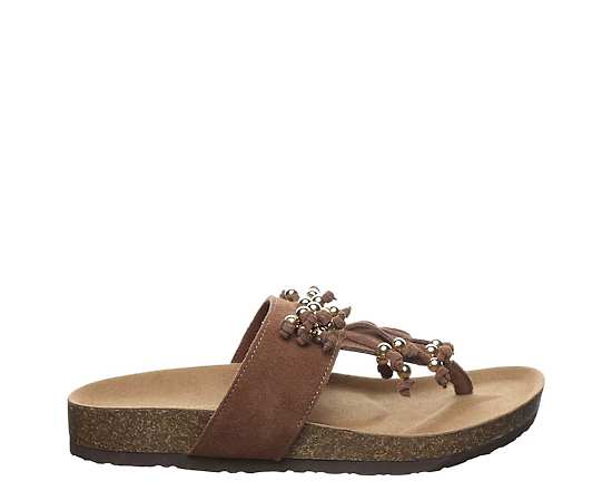 BEARPAW-WOMENS COSIMA FOOTBED SANDAL