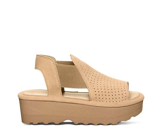 Bearpaw Women's Tatiana Platform Sandals - Iced Coffee