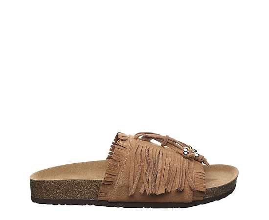 BEARPAW-WOMENS PERLA FOOTBED SLIDE