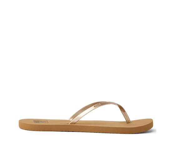 Reef Women's Bliss Nights Flip Flops, Size 9, Tan
