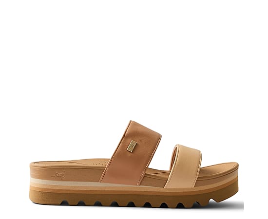 WOMENS BANDED HORIZON SLIDE SANDAL