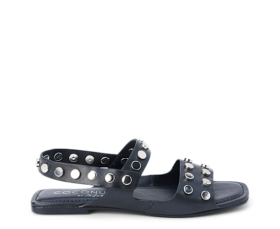 COCONUTS BY Matisse Womens Kira Heeled Sandals, 7 Medium, Black