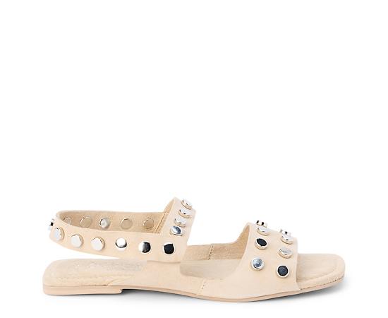 COCONUTS BY Matisse Womens Kira Heeled Sandals, 6 Medium, White
