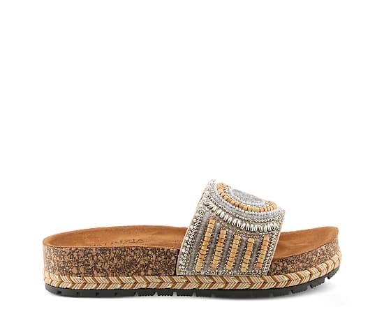 PATRIZIA-WOMENS SWIRLA SLIDE SANDAL