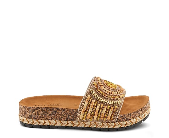 PATRIZIA-WOMENS SWIRLA SLIDE SANDAL