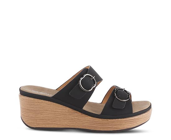 Patrizia Women's Slide With Padded Cushioned Insole - Black