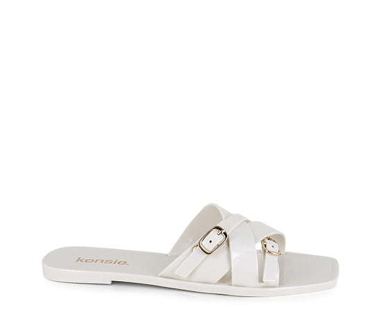 Womens Kensie Jellie Slide Sandals