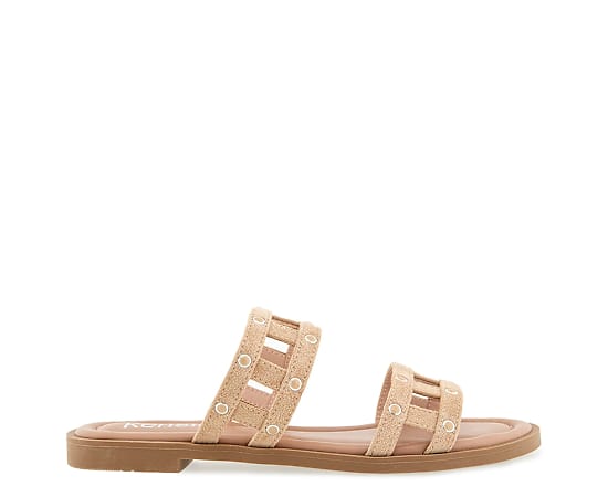 KENSIE-WOMENS MALORY SLIDE SANDAL