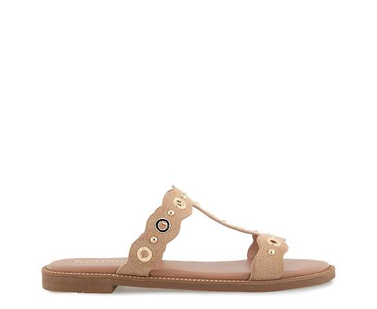 KENSIE-WOMENS MARGARET SLIDE SANDAL