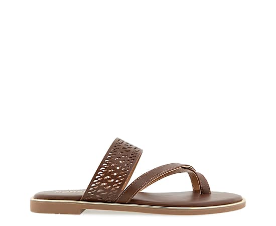 KENSIE-WOMENS MIA SLIDE SANDAL