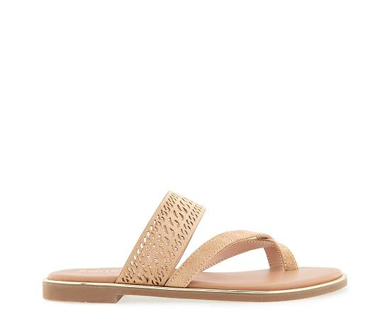 KENSIE-WOMENS MIA SLIDE SANDAL
