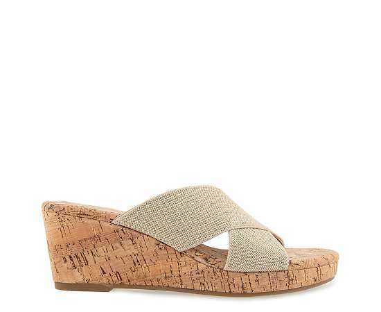 KENSIE-WOMENS JULIE WEDGE SANDAL