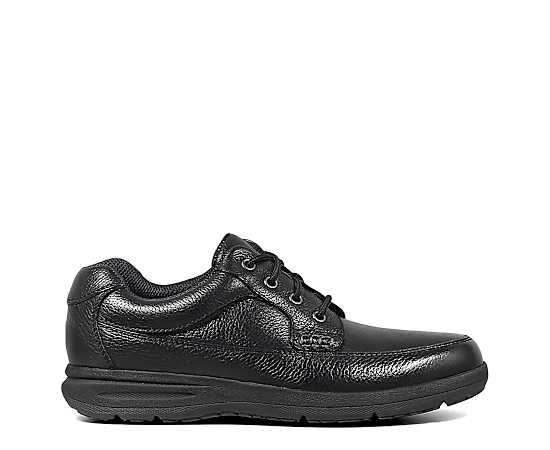 Big & Tall Men's Cam Moc Toe Oxford Shoes - Black - Size 15 Wide
