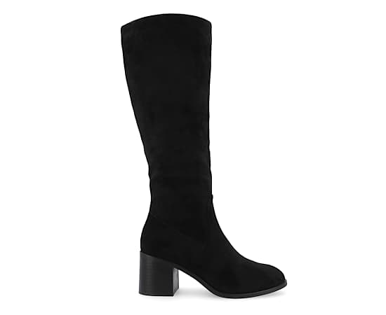 MADDEN GIRL WOMENS MOMENTOO WIDE CALF TALL BOOT - NATURAL