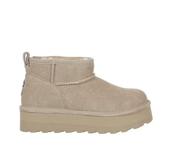 WOMENS RETRO SHORTY PLATFORM FUR BOOT