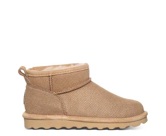 WOMENS SHORTY EXOTIC FUR BOOT