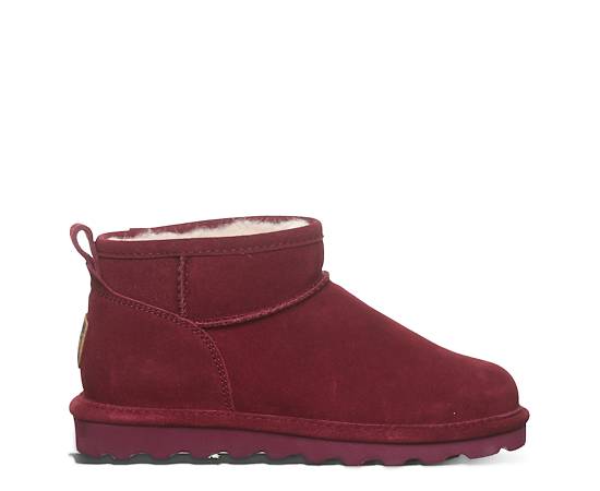 WOMENS SHORTY WATER RESISTANT FUR BOOT