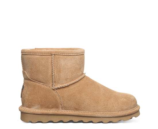 Bearpaw Women's Alyssa Solid Pull-On Ankle Boots - Iced Coffee