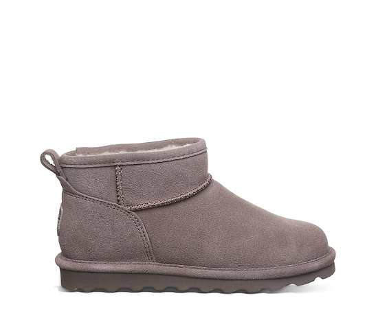 WOMENS SHORTY WATER RESISTANT FUR BOOT