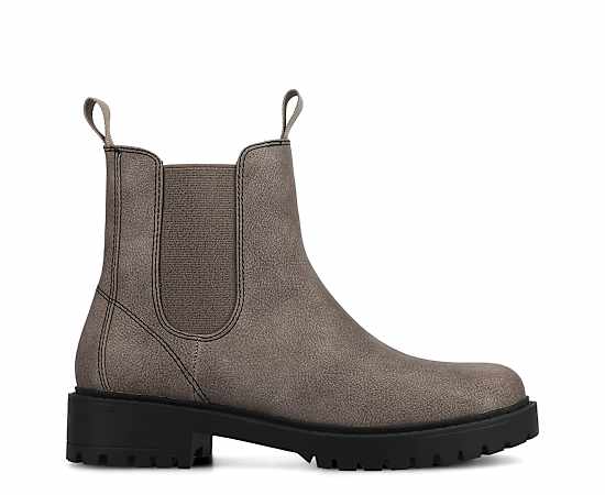 Journee Collection Women's Blanche Casual Comfort Chelsea Booties - Gray