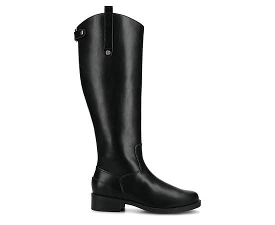 Journee Collection Women's Gema Knee High Extra Wide Calf Riding Boots - Black
