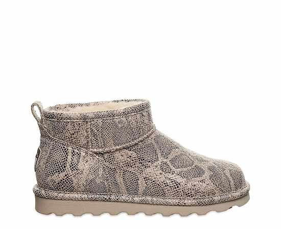 WOMENS SHORTY EXOTIC FUR BOOT