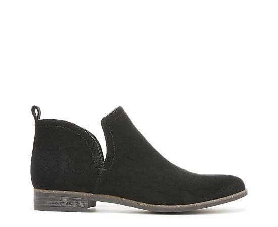 Dr. Scholl's Women's Rate Bootie Boots Black Microfiber DRSCH 7.5 M