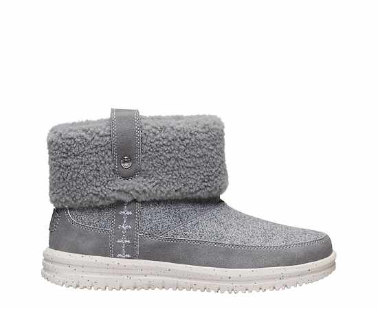 WOMENS CAMDEN CUFF WOOL COZY BOOT