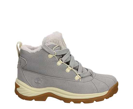 TIMBERLAND-WOMENS WHITE LEDGE MID LACE-UP WATERPROOF SNOW BOOT