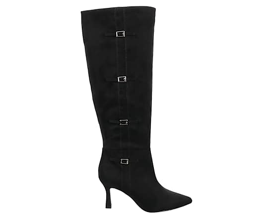 MICHAEL BY MICHAEL SHANNON-WOMENS ESTELLE WIDE CALF TALL DRESS BOOT