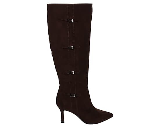 MICHAEL BY MICHAEL SHANNON-WOMENS ESTELLE WIDE CALF TALL DRESS BOOT