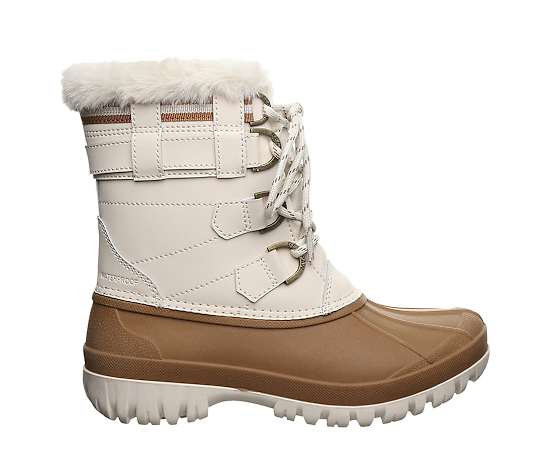 Bearpaw Women's Desi Waterproof Lace-Up Winter Boots - Winter White