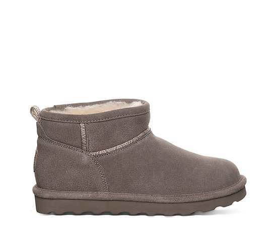 Bearpaw Women's Akira Webbing Tape Seam Pull-On Ankle Booties - Morel