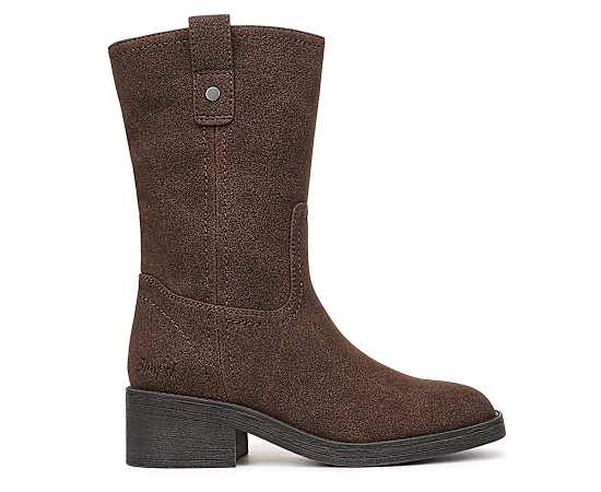 Blowfish Malibu Women's Nomadic Riding Tall Boots - Chocolate Faux Leather