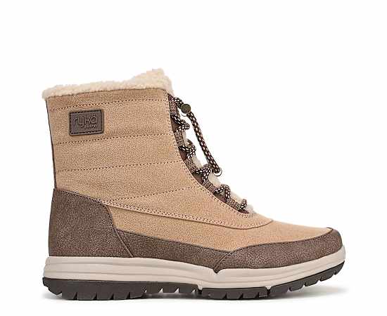 Ryka Avalanche Snow Boot Boots Honey Woven Fabric Synthetic 7.0 W